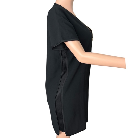 GEORGES RECH PARIS Women’s Black Zip-Front Dress - Picture 2 of 14